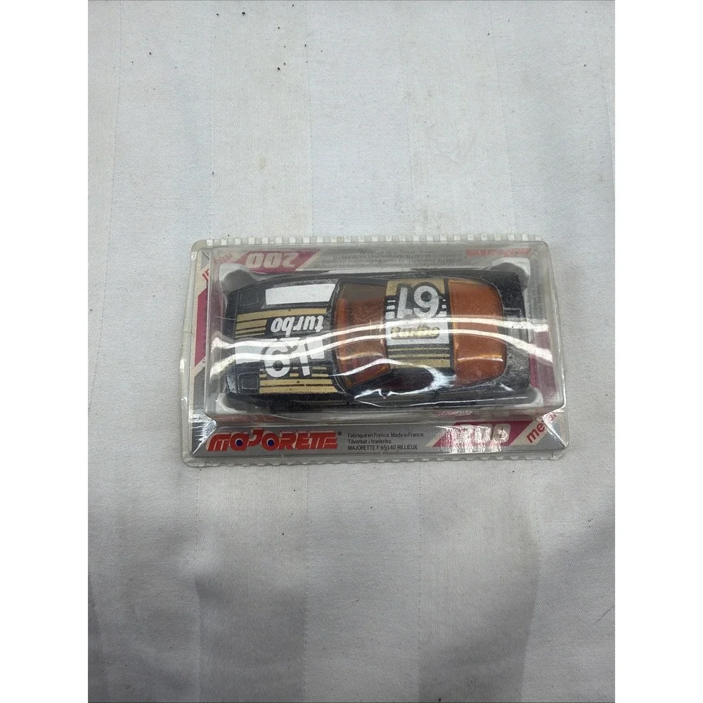 Black Turbo 61 Chevrolet Corvette Chevy Majorette Rare Vintage